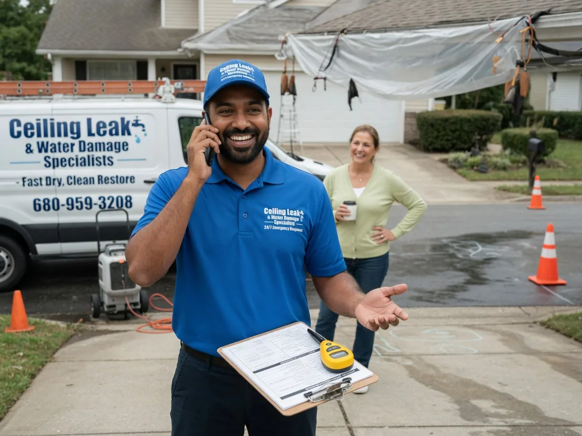 Ceiling Leak Cleanup Clyde, NC FAQs